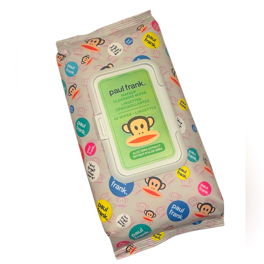 Paul Frank Makeup Cleansing Wipes | Set of 2 Packs | Retinol & Aloe | New - Picture 2 of 7